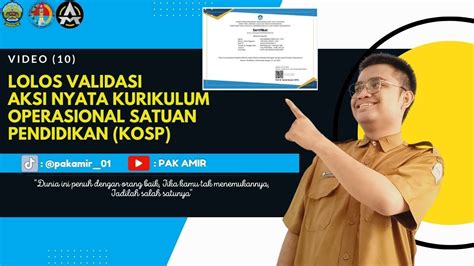 Lulus Validasi Aksi Nyata Kurikulum Operasional Satuan Pendidikan