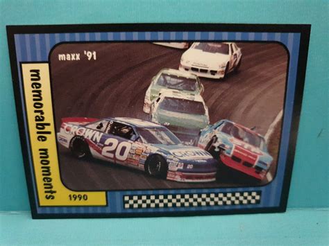 Memorable Moments 🏆1991 Maxx Race Cards 122 Trading Card🏆free Post Ebay