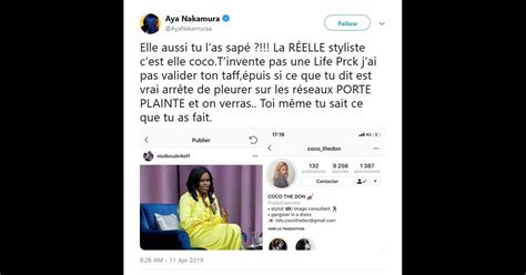 Aya Nakamura Sur Twitter Le Jeudi 11 Avril 2019 Purepeople