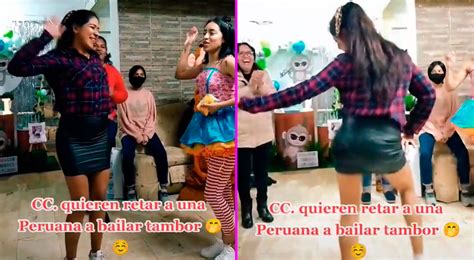 TikTok Viral Retan A Peruana A Bailar Tambor Venezolano Y La Rompe En