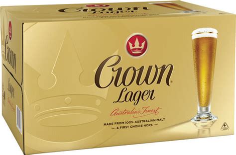 Crown Lager Bottle 375mL | Liquorland