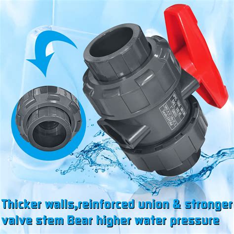 Snapklik Pvc Union Ball Valve Inch Dn True Union Full