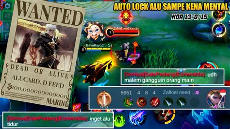 ALUCARD KU DI PICK MUSUH AUTO LOCK ALU SAMPE DAPAT COKLAT TERUS DI B