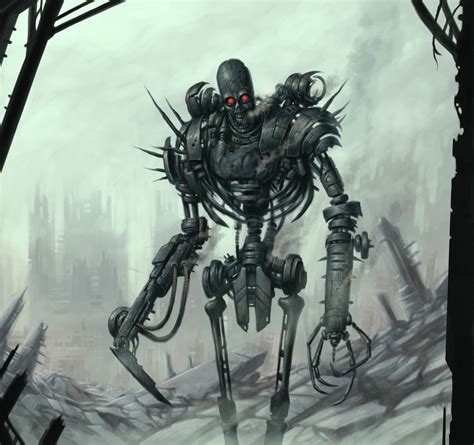 Scary Robot Art