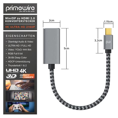 Primewire K Mini Displayport Zu Hdmi Kaufland De