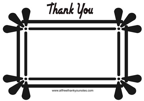 Thank you black and white thank you card clipart black and white ...