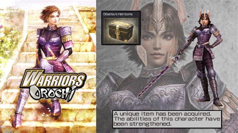 Warriors Orochi Unique Item Tachibana Ginchiyo ทาจบานะ กนจโยะ หญง