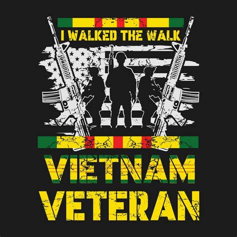 funny gift Vietnam Veteran With US Flag With Combat Boots Patriotic T ...