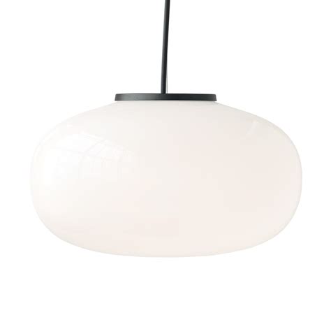 New Works Karl-Johan Large hanging light, 40 cm, white | Lights.co.uk