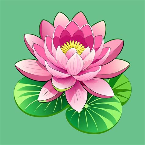 Premium Vector Water Lily Or Lotus Flower