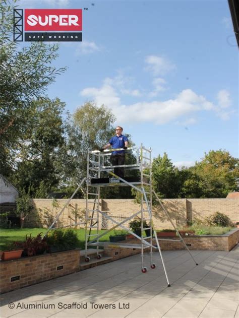 Mdiy Advanced Scaffold Tower With Telescopic Outriggers And