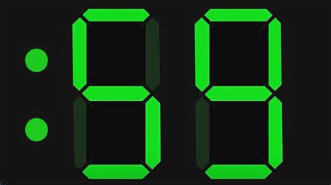 Seconds Countdown Timer With Sound Green Hd Free To Use Youtube