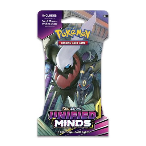 Pokémon Tcg Sun And Moon Unified Minds Sleeved Booster Pack 10 Cards Pokémon Center Official Site