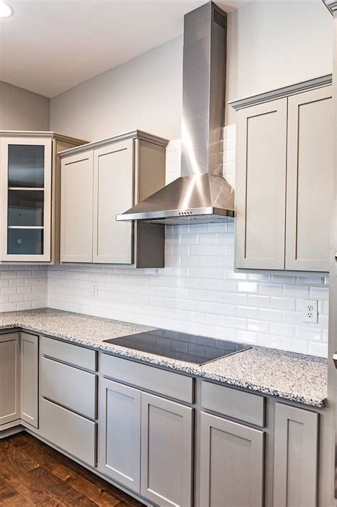 Stone Grey Paint On Aristokraft Benton Maple Cabinetry By Angela Raines