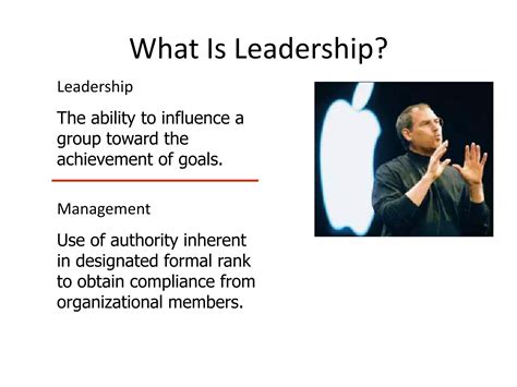 Leadership Concepts And Theories Ppt