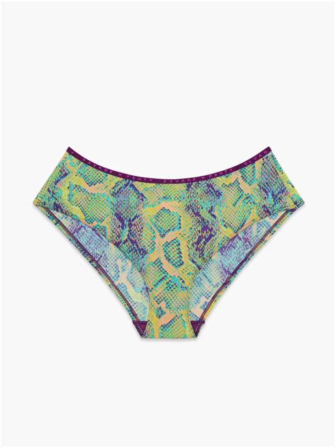 New Microfiber Hipster Panty In Green Multi Savage X Fenty