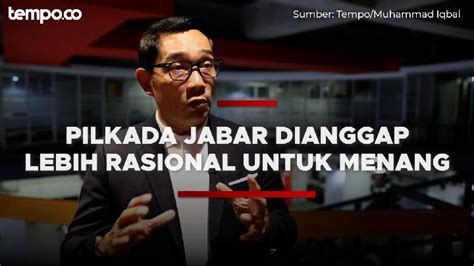 Deretan Kandidat Cagub Terkuat Di Pilkada Jawa Barat Nasional