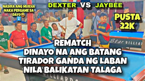 REMATCH JAYBEE SUCAL VS DEXTER BUHANGIN PAREHAS 10 BALL YouTube