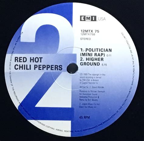 Yahoo オークション 英 RED HOT CHILI PEPPERS HIGHER GROUN