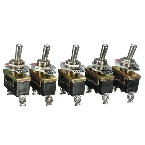 5 Pcs Spst 2pin Heavy Duty 15a 250 V On Off Rocker Interruptor De