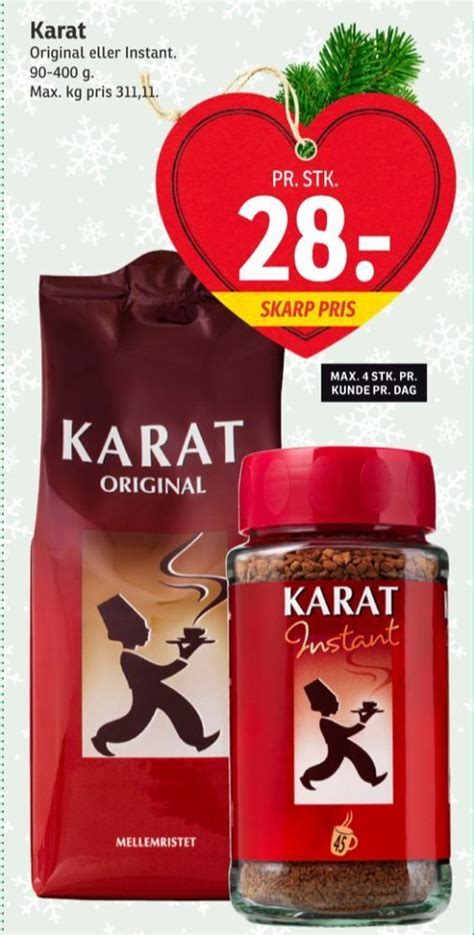 Karat Instant Kaffe Tilbud Hos SPAR