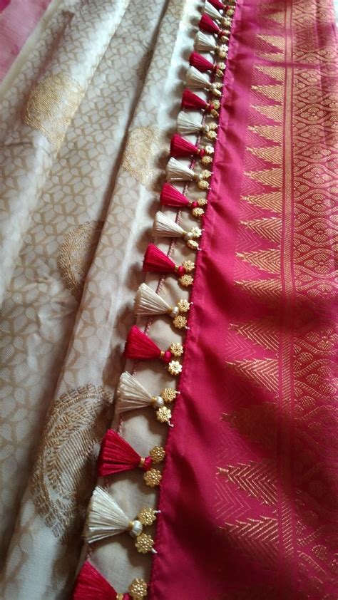 Pin By Medha Bk On Tassels Tassels Fashion Clothing Saree Kuchu