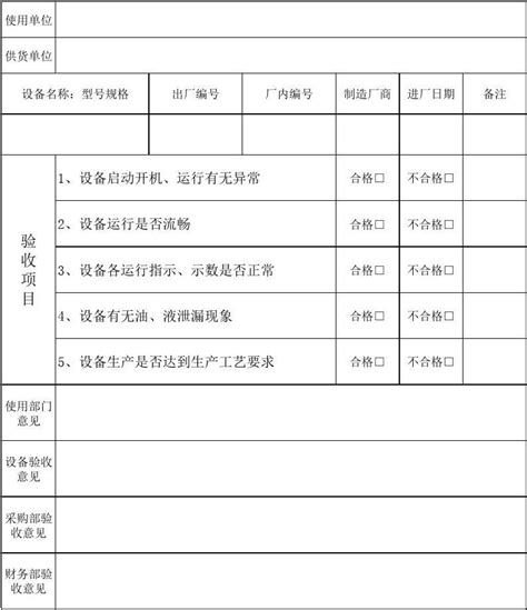 设备试机验收报告word文档在线阅读与下载无忧文档