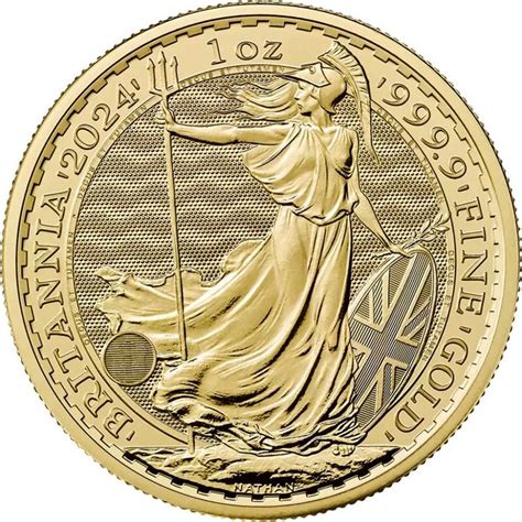 Troy Ounce Gold Britannia Charles Iii Fine Gold