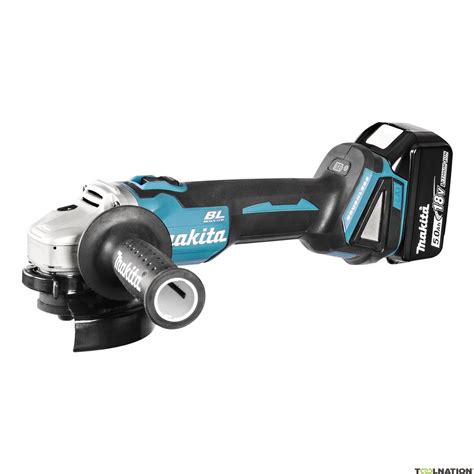 Makita Dga Rtj V Ah Li Ion Angle Grinder Mm With Motor Brake