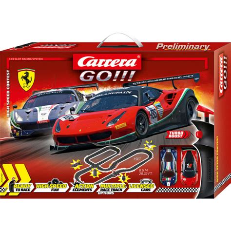 Carrera Go Ferrari High Speed Contest GT2 Slot Car Set - Toys 4 You