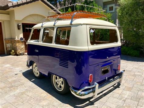 1966 Vw Bus Custom Shorty Full Electric Conversion Nissan Leaf Kombi For Sale