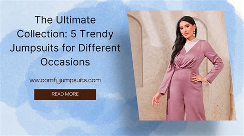 The Ultimate Collection 5 Trendy Jumpsuits For Different Occasions