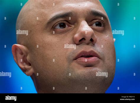 Birmingham UK 1st October 2018 Sajid Javid Secretary Of State For