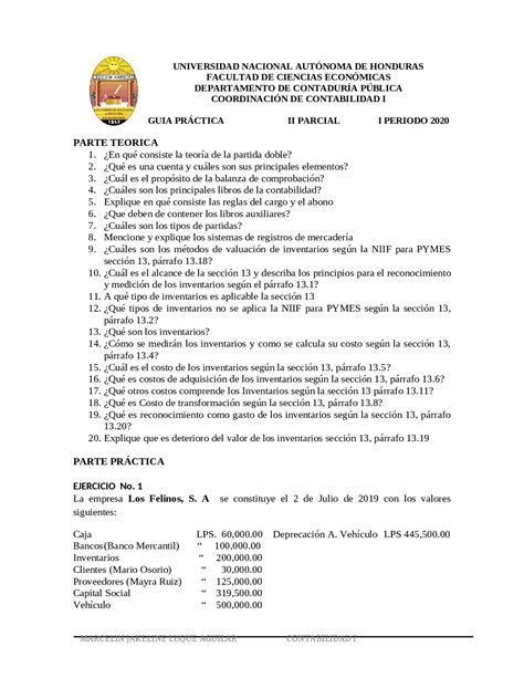 Guia De Contabilidad Guías Proyectos Investigaciones De Contabilidad Docsity