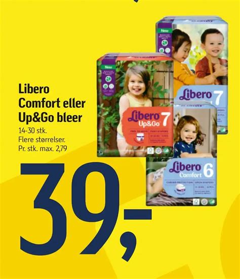 Libero Comfort Eller Up Go Bleer Tilbud Hos F Tex