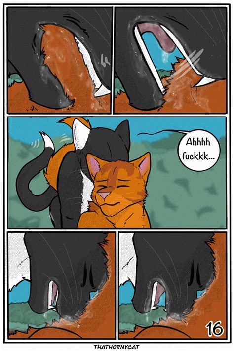 Rule 34 Bite Bodily Fluids Colored Comic Domestic Cat Duo English