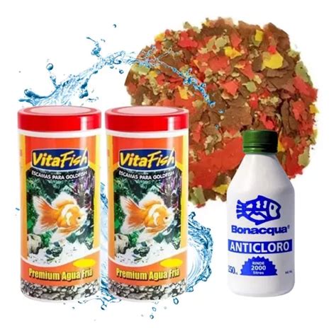 Alimento Para Peces Agua Fria Escamas Premium Vitafish Gr