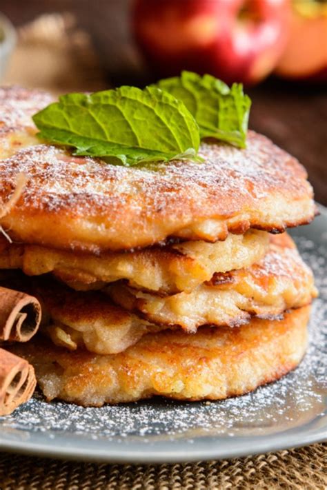 Leckere Apfel Pancakes mit Grieß Recept