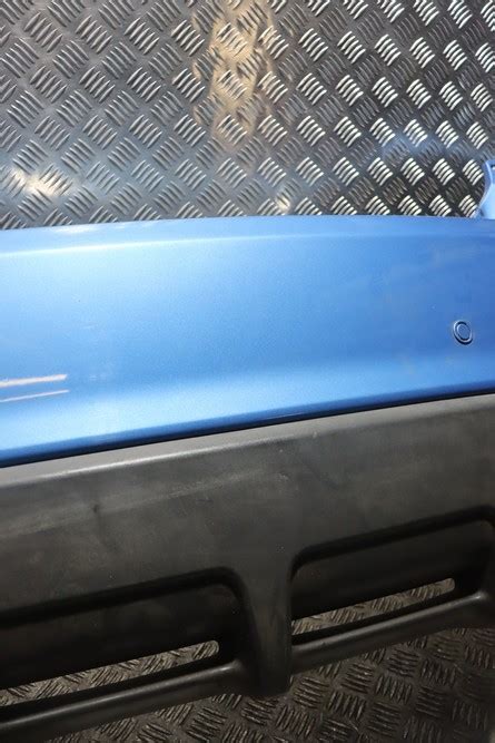 Ford Fiesta Mk Zetec S Rear Bumper In Vision Blue Damaged