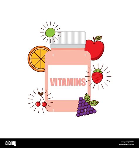 Vitamins And Supplements Design Stock Vector Image Art Alamy