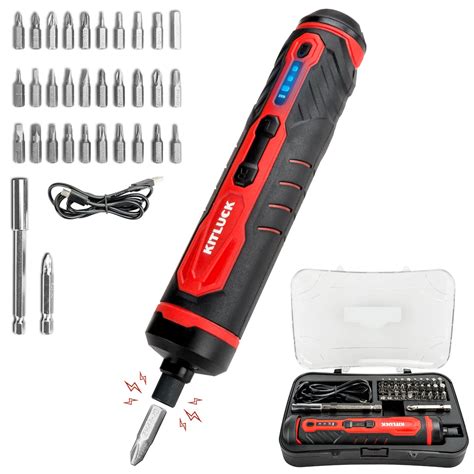 Electric Screwdriver 4v Power Cordless Screwdriver Rechargeable Set