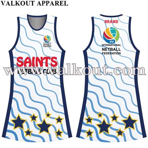 Custom Design Sublimation Netball Dress Uniforms Valkout Apparel Co