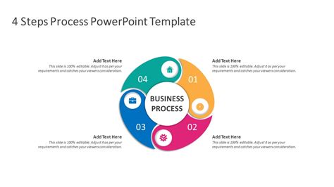 4 Steps Process PowerPoint Template | PowerPoint Slides