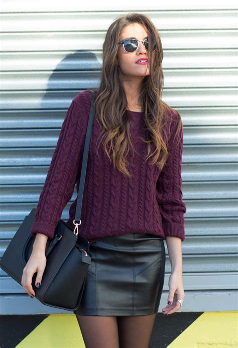 Stylish Ways To Wear Your Leather Skirt