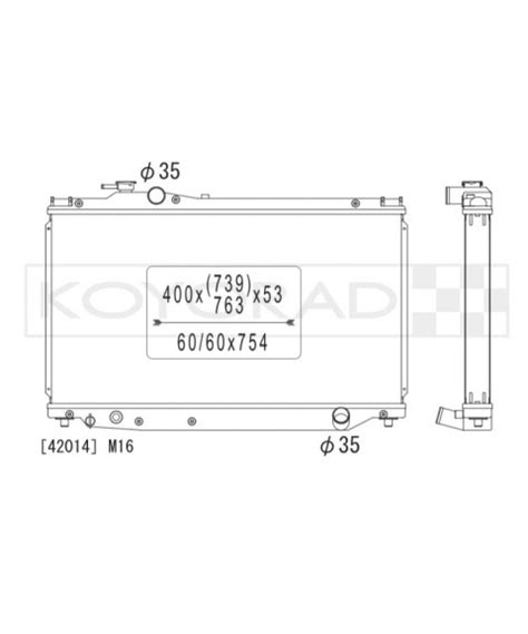 Radiador De Aluminio Koyorad Para Toyota Supra MK4