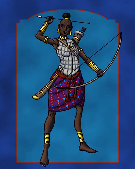 Almoravid Archer Woman by BrandonP on Newgrounds