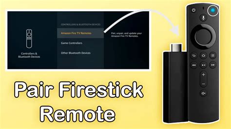 How To Pair Firestick Remote To Firetv Instructions