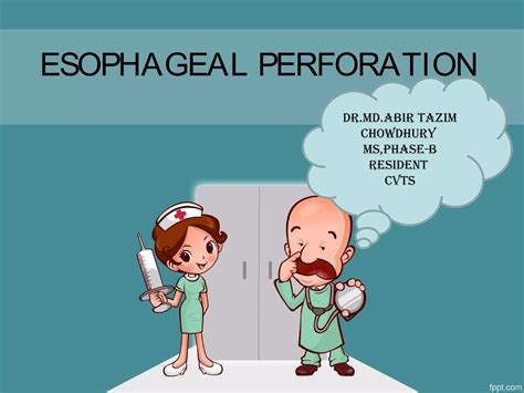 Esophageal Perforation Ppt