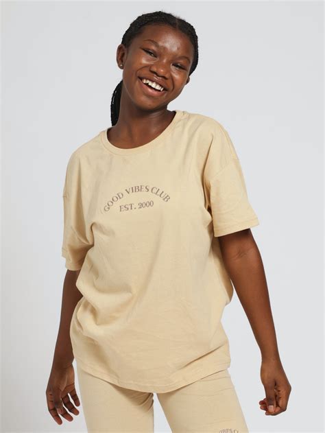 Girls Oversized Tee Stone Edgars