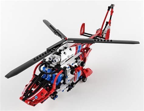 Lego Technic Rescue Helicopter 3D model | CGTrader